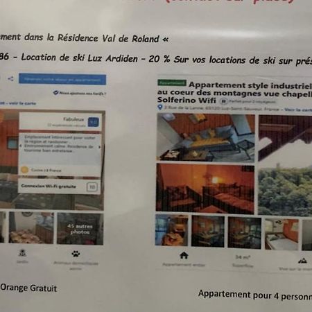 Appartement Tt Confort Au Coeur Des Montagnes Vue Sur Les Montagnes II Wifi Luz-Saint-Sauveur Bagian luar foto